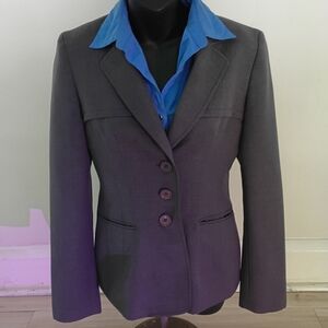 Anne Klein Gray Tailored Blazer